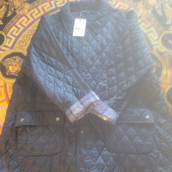 Barbour Summer Navy Beadnell Quilt Plus - Picture 3 of 10